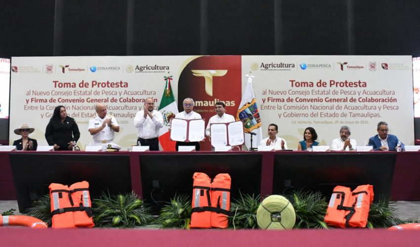 Fortalecen Gobierno de Tamaulipas y CONAPESCA alianza por el desarrollo pesquero
