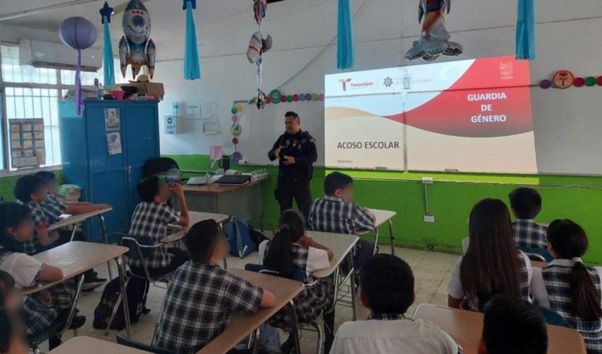 Mantiene Guardia Estatal de Género proximidad con estudiantes