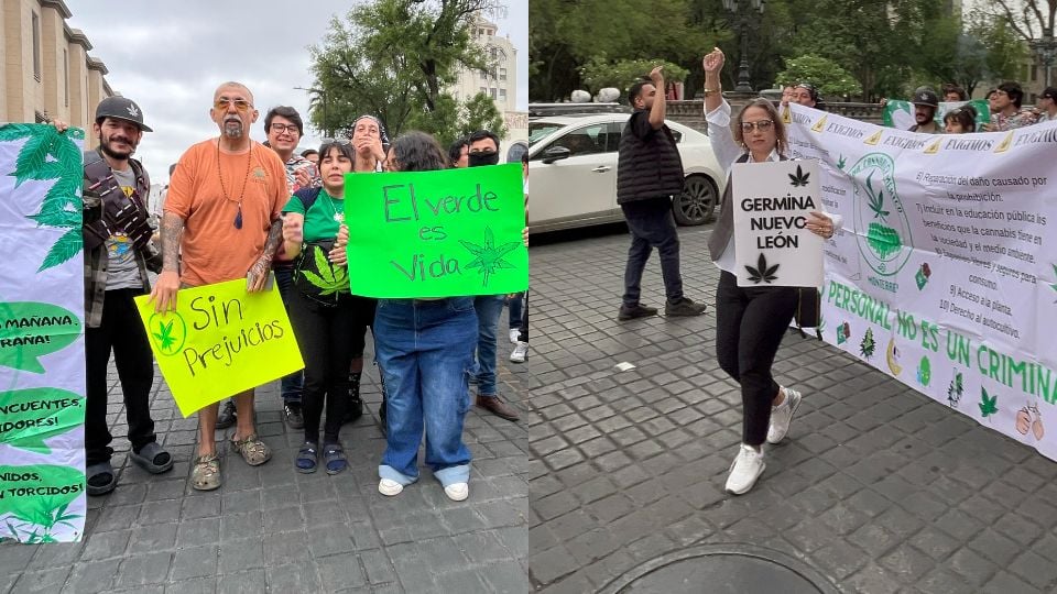 Realizan manifestación para legalizar la marihuana en MonterreyRealizan manifestación para legalizar la marihuana en Monterrey