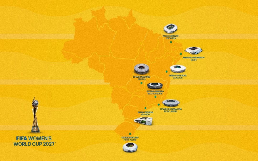 Maracaná y siete estadios más albergarán la Copa Mundial Femenil Brasil 2027