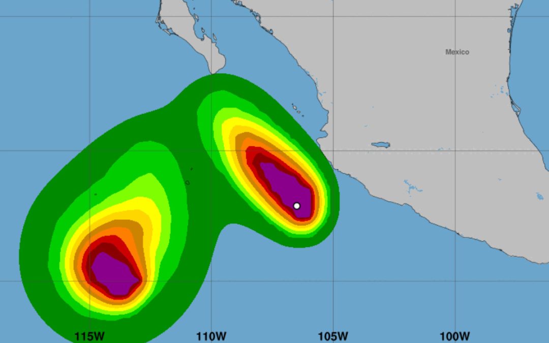 Huracán Bárbara: alerta por lluvias fuertes y corrientes potencialmente mortales