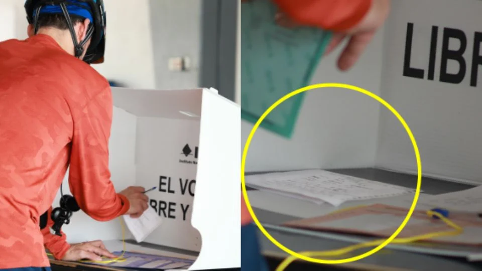 Regios usan ‘acordeones’ para votar en elecciones judiciales 2025