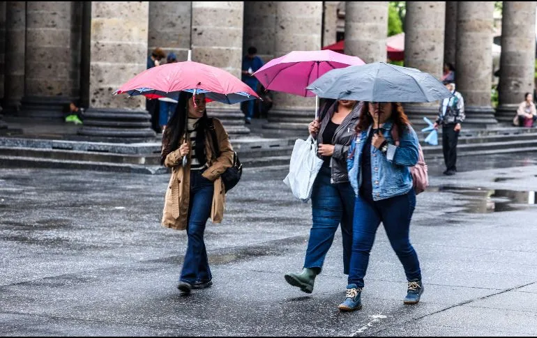 ¿A qué hora habrá lluvia el miércoles 25 de junio en Guadalajara?
