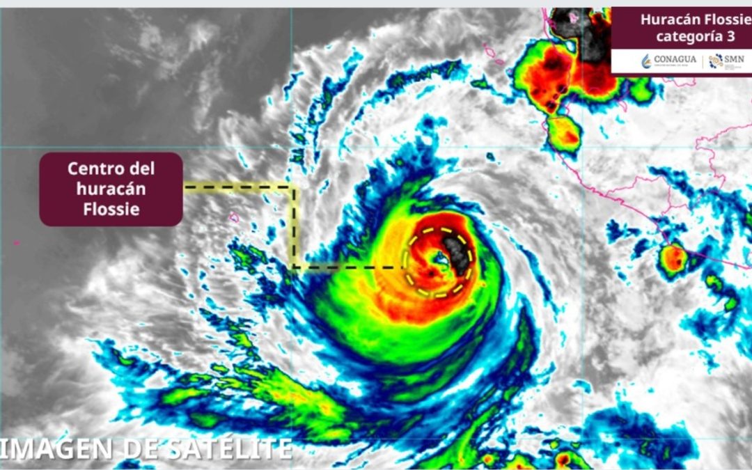 Huracán Flossie se intensifica a categoría 3; dónde está y hacia dónde se dirige