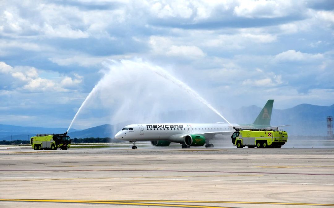 Mexicana recibe el primero de 20 ‘Embraer E195-E2’ para renovar su flota
