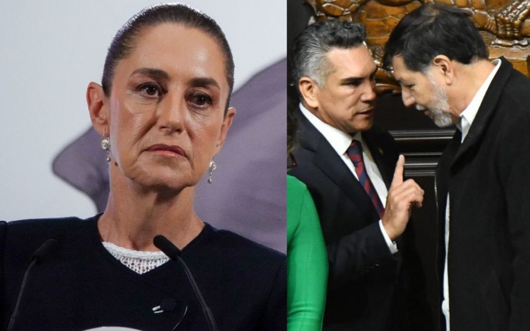 Sheinbaum llama ‘porro’ a ‘Alito’ Moreno tras encontronazo con Noroña