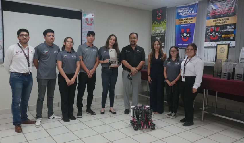 Se consolida UT Matamoros como referente en robótica educativa a nivel nacional e internacional