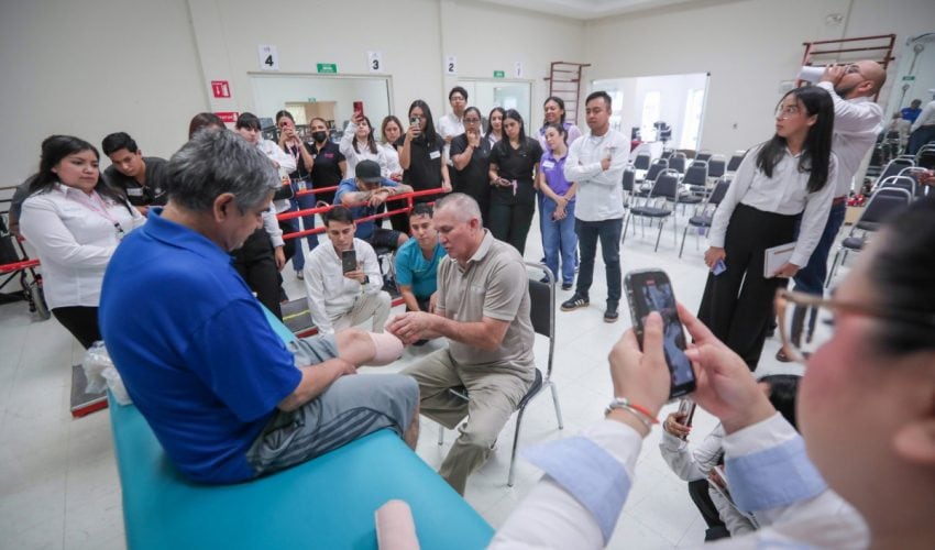 Capacita DIF Tamaulipas a fisioterapeutas de los Centros y Unidades de Rehabilitación en todo el estado