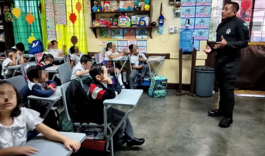 Guardia Estatal de Género imparte talleres contra el acoso y la violencia a estudiantes de Reynosa y Mante