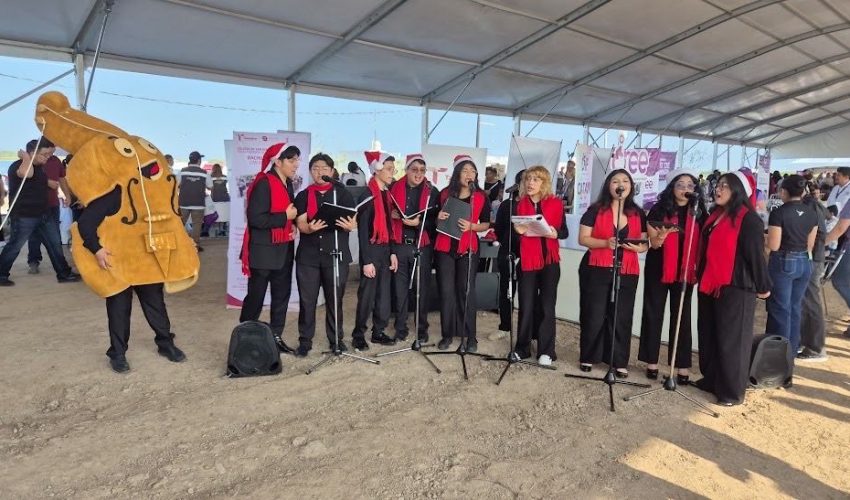 Lleva Colegio de San Juan Siglo XXI esperanza y armonía a Brigada “Transformando Familias” en Matamoros
