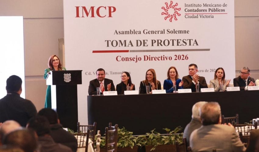 Refrenda Gobierno de Tamaulipas colaboración institucional con nueva dirigencia del Instituto Mexicano de Contadores Públicos de Ciudad Victoria