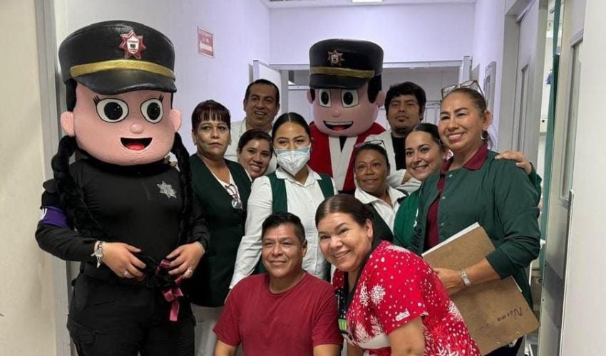 Guardia Estatal convive con niñez de ejidos, hospital y casa hogar