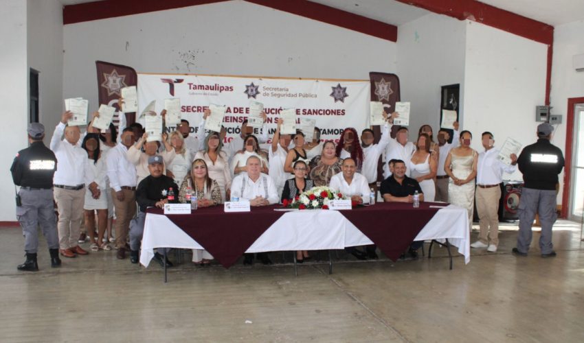 Celebra CEDES Matamoros matrimonios colectivos