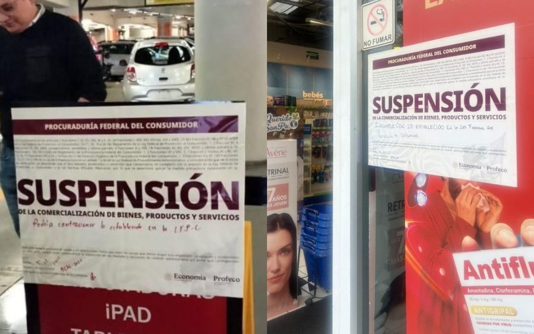 Profeco suspende comercios en CDMX y Edomex por incumplir precios