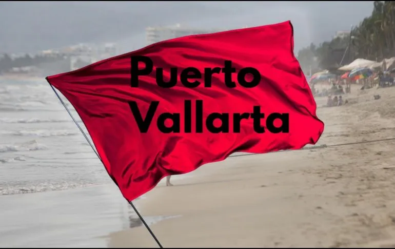 Activan bandera roja en cuatro playas de Puerto Vallarta