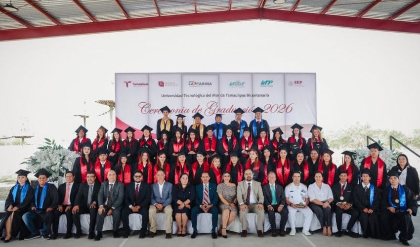 Gradúa UT del Mar de Tamaulipas Bicentenario Generación 2026 con 64 nuevos profesionistas