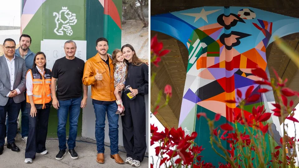 Convierte NL viaductos en lienzos con el proyecto «Trazos Mundialistas»