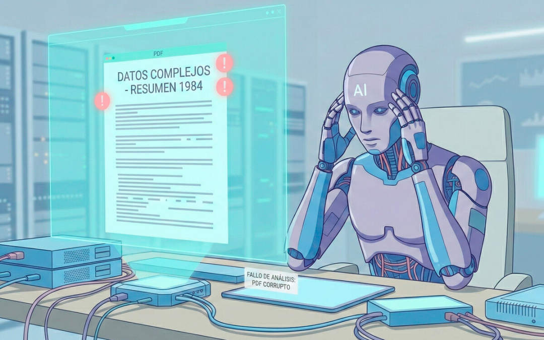La IA resuelve ecuaciones y pica código, pero sigue bloqueándose con los PDF: la explicación evidencia sus límites