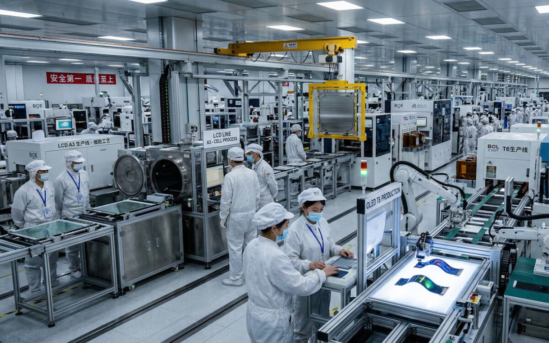 En silencio, China se ha convertido en la dominadora del mercado de las pantallas: Japón y EEUU tienen un plan para revertirlo