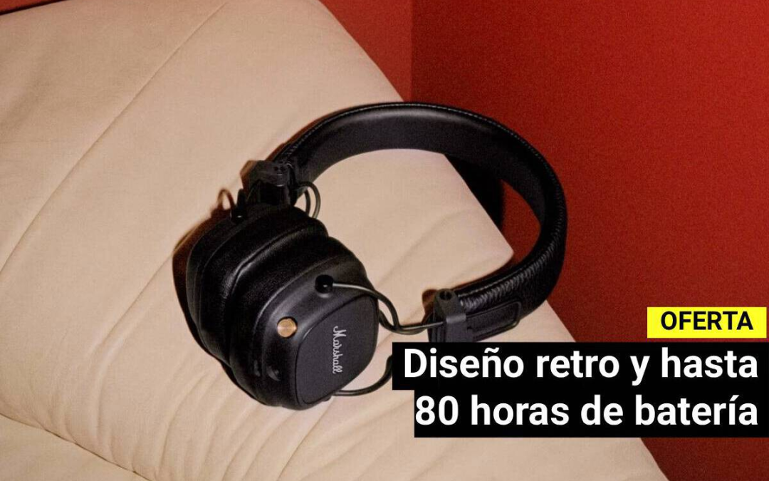 Bonitos por fuera y atractivos por dentro: estos auriculares con diseño retro caen un 62% de precio en El Corte Inglés