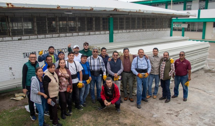 Renueva CONALEP infraestructura educativa en Tampico