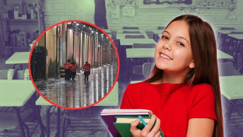SEP: ¿Qué escuelas SUSPENDEN clases de forma OFICIAL tras fuertes lluvias en CDMX?