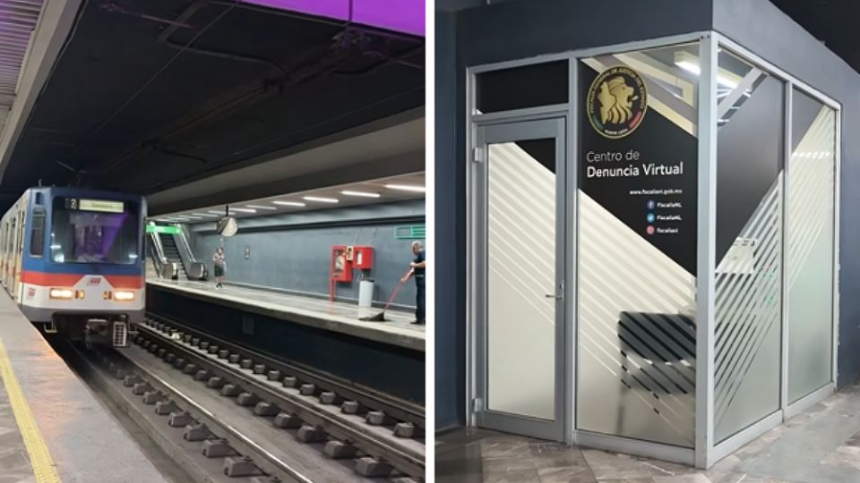Fiscalía de NL instala cabinas de denuncia virtual en estaciones de Metrorrey